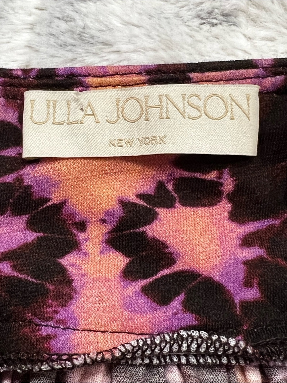 Ulla Johnson Freya Cutout Tie-Dyed Cotton-Jersey Midi Dress Sz-6 - Picture 10 of 12
